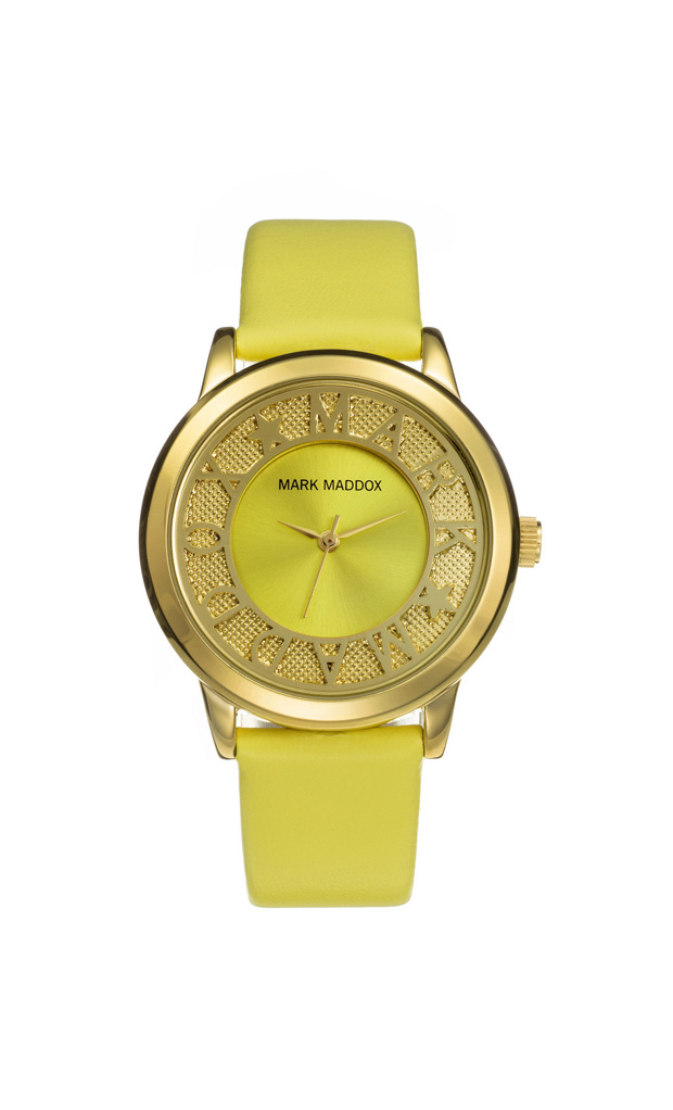 Reloj color amarillo mark maddox mujer