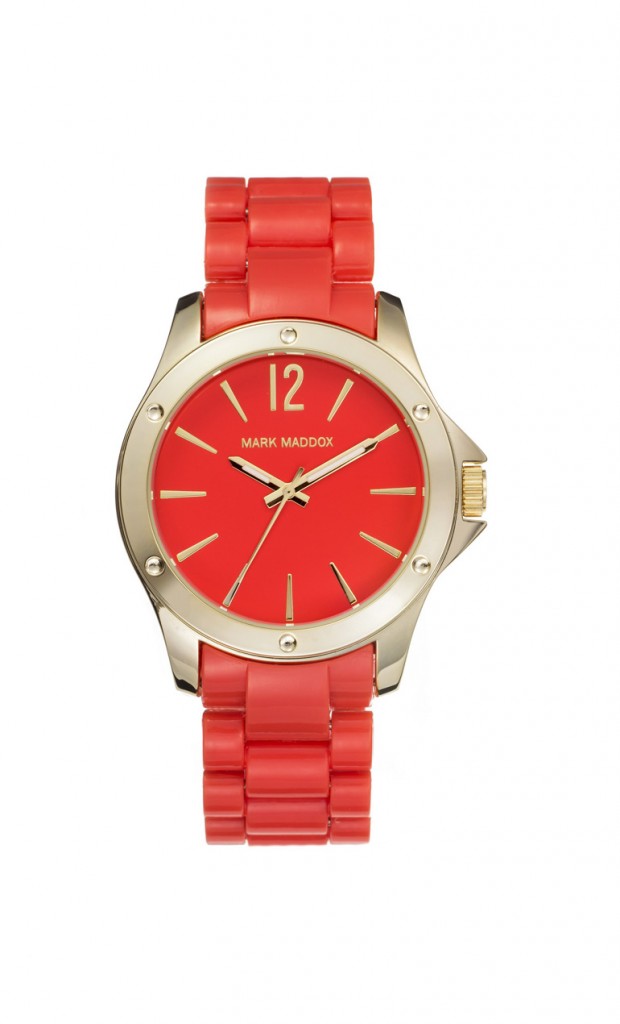 Reloj Anaranjado (Color Fresa) Mujer Mark Maddox 