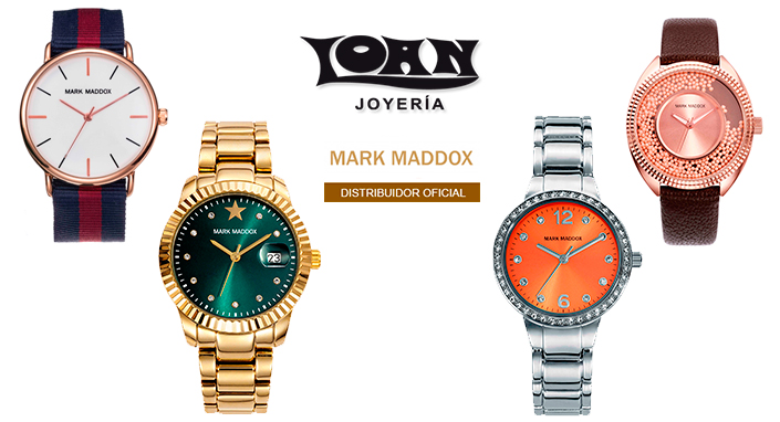 Nuevos relojes mark maddox